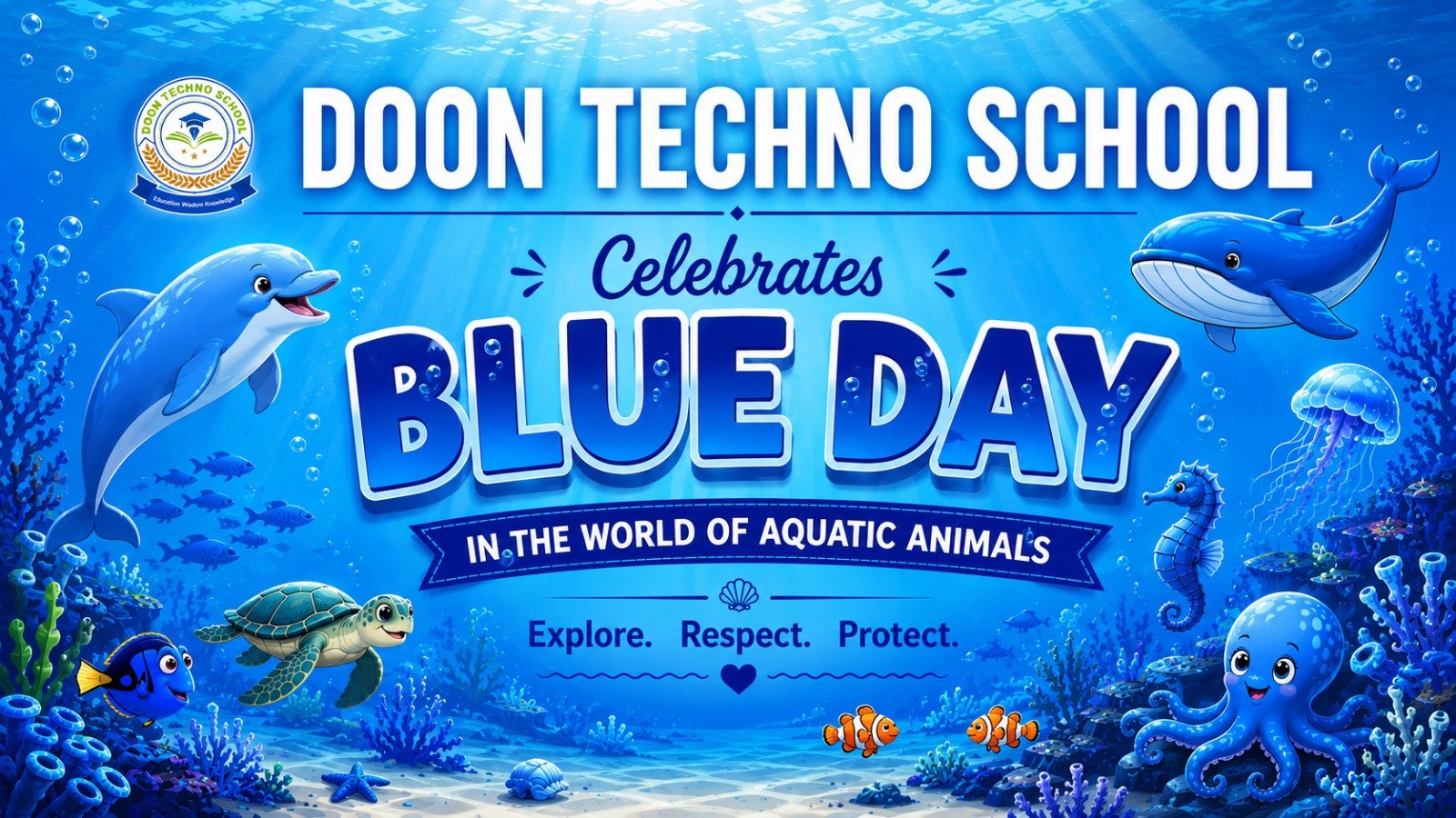 Blue Colour Day Celebration
