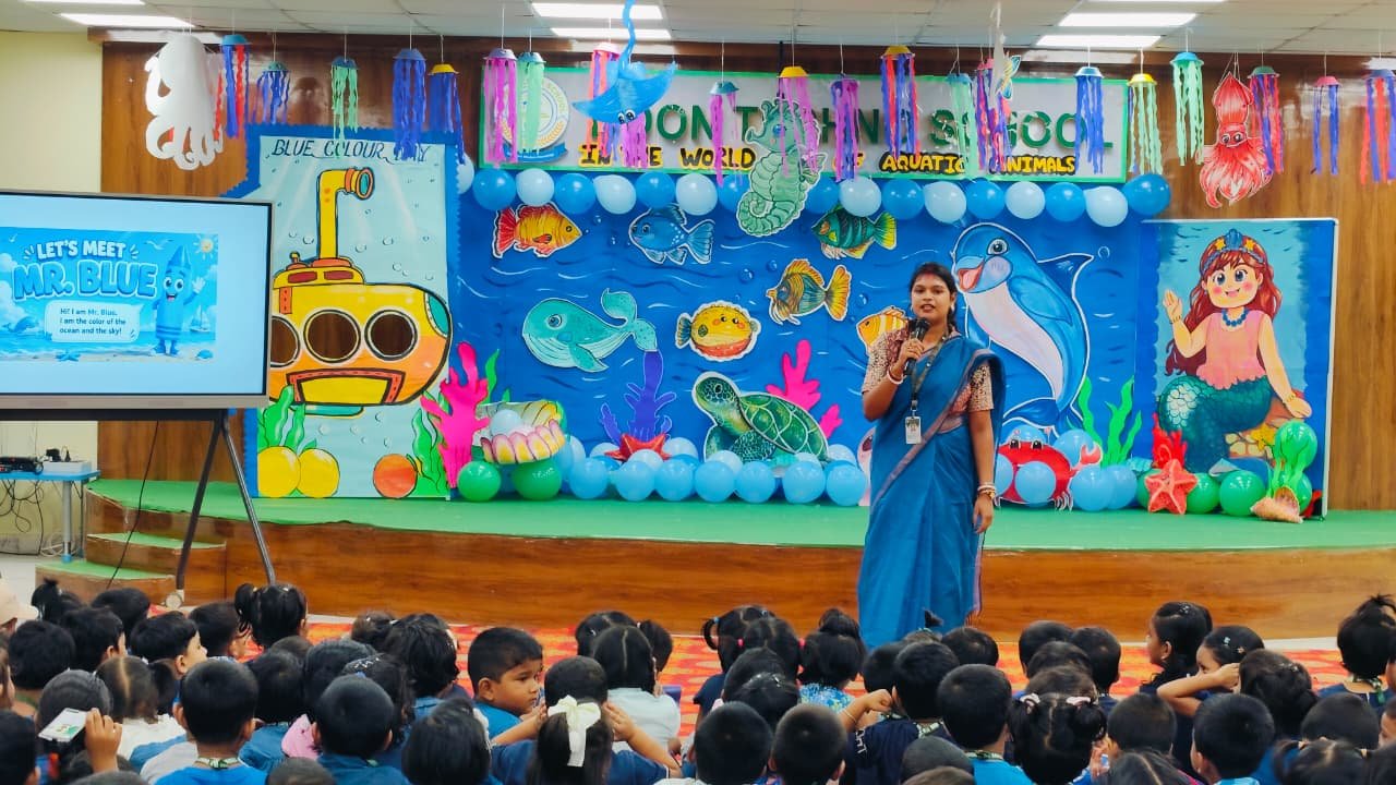 Blue Colour Day Celebration