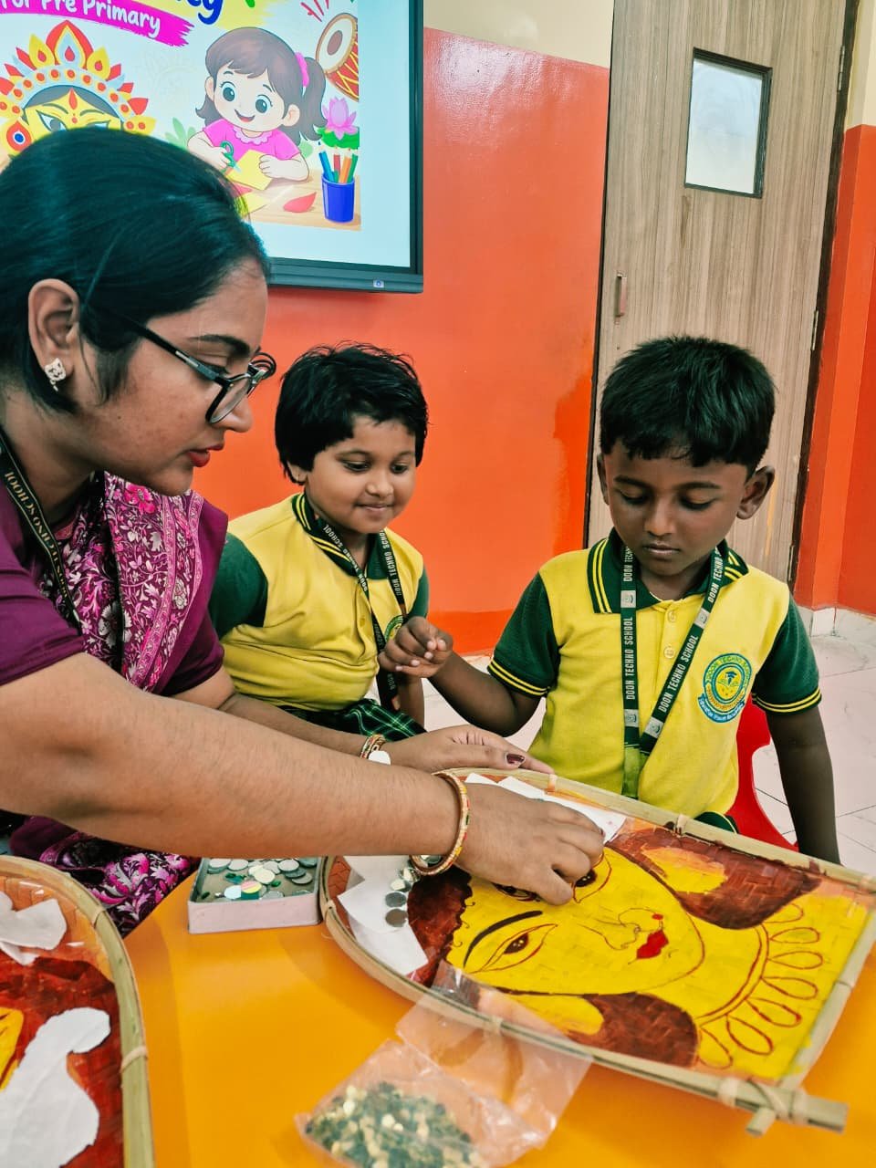আনন্দধারা  (Durga Utsav Craft Activities) - Day 2