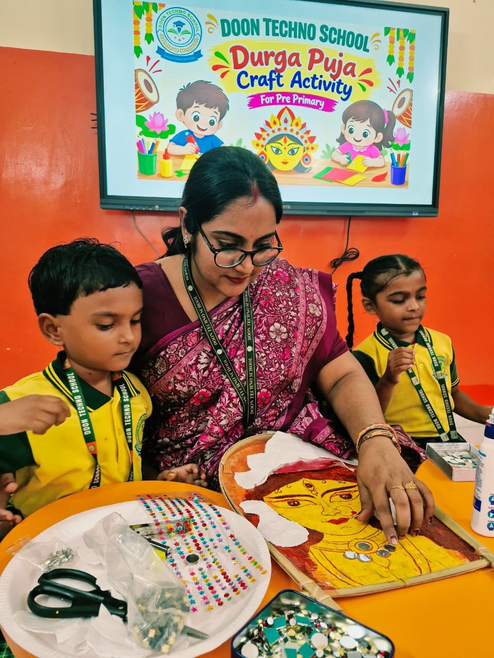আনন্দধারা  (Durga Utsav Craft Activities) - Day 2