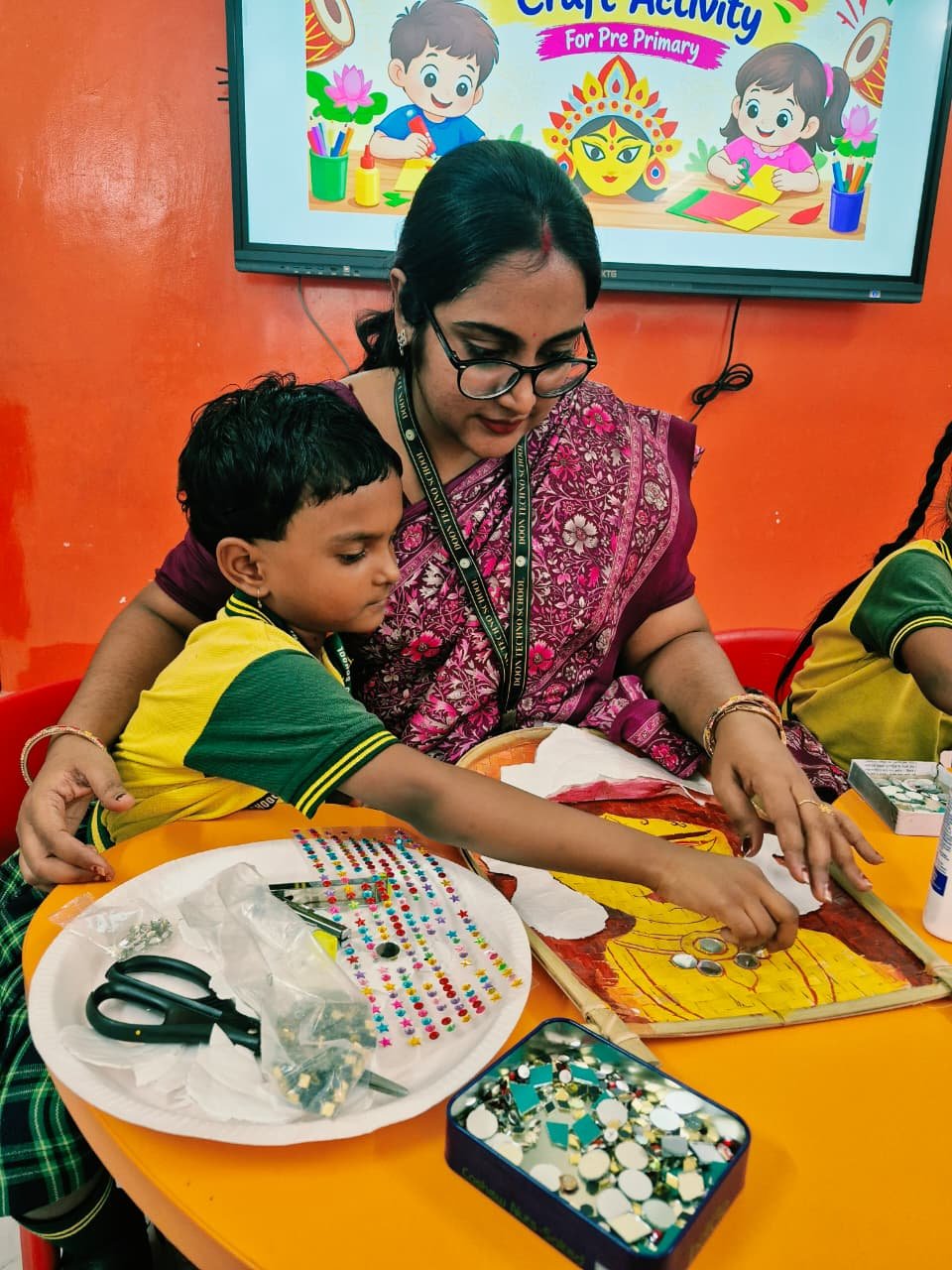 আনন্দধারা  (Durga Utsav Craft Activities) - Day 2