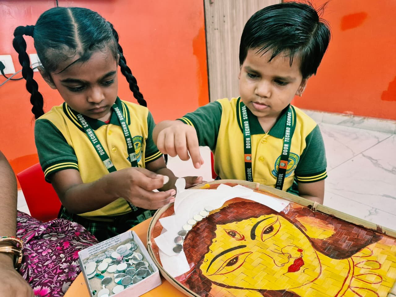 আনন্দধারা  (Durga Utsav Craft Activities) - Day 2