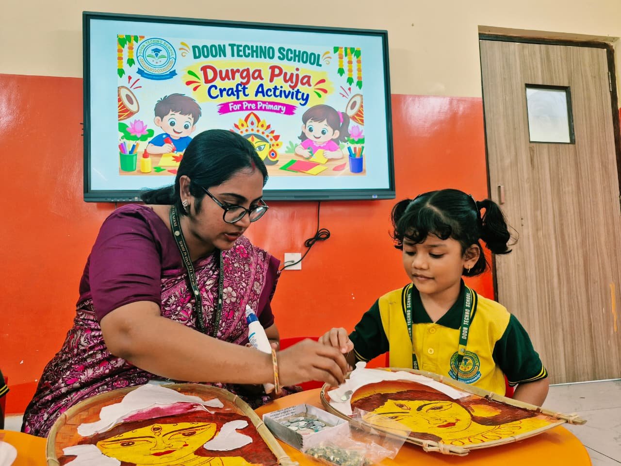 আনন্দধারা  (Durga Utsav Craft Activities) - Day 2
