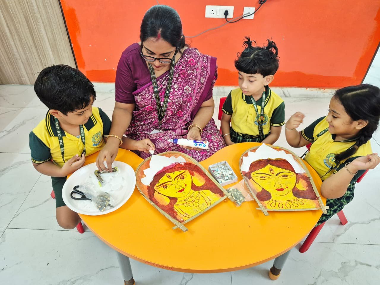 আনন্দধারা  (Durga Utsav Craft Activities) - Day 2