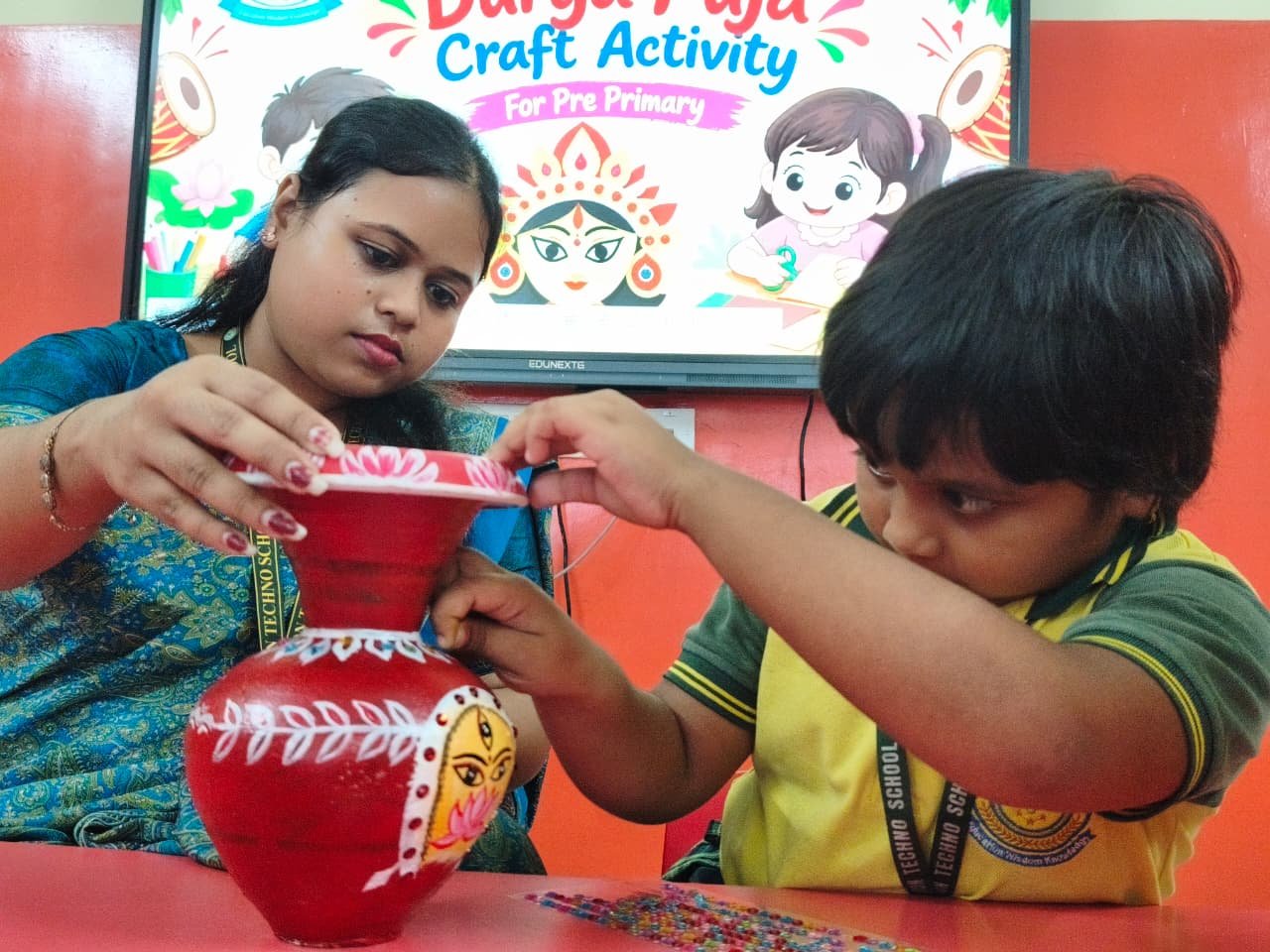 আনন্দধারা  (Durga Utsav Craft Activities) - Day 3