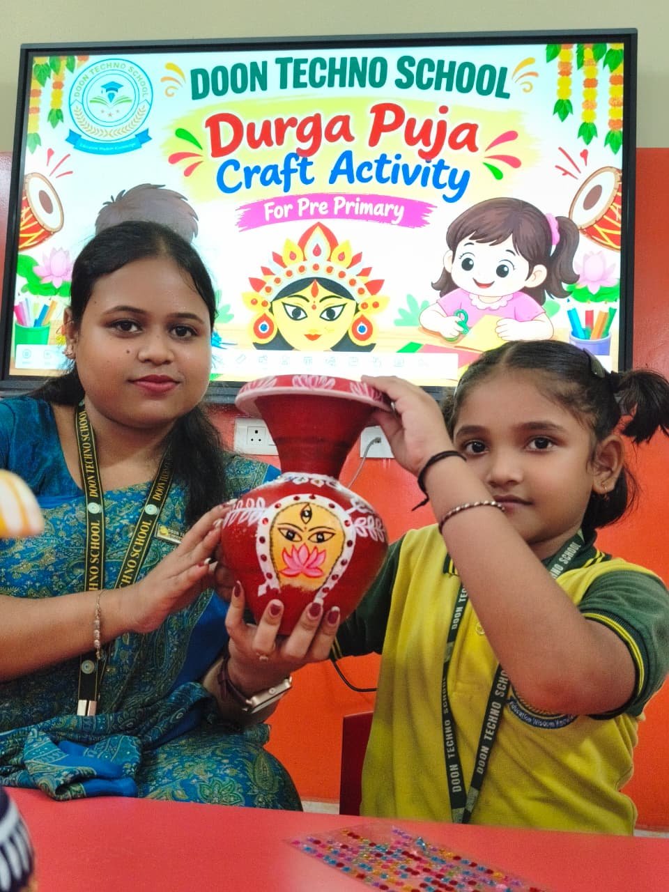 আনন্দধারা  (Durga Utsav Craft Activities) - Day 3