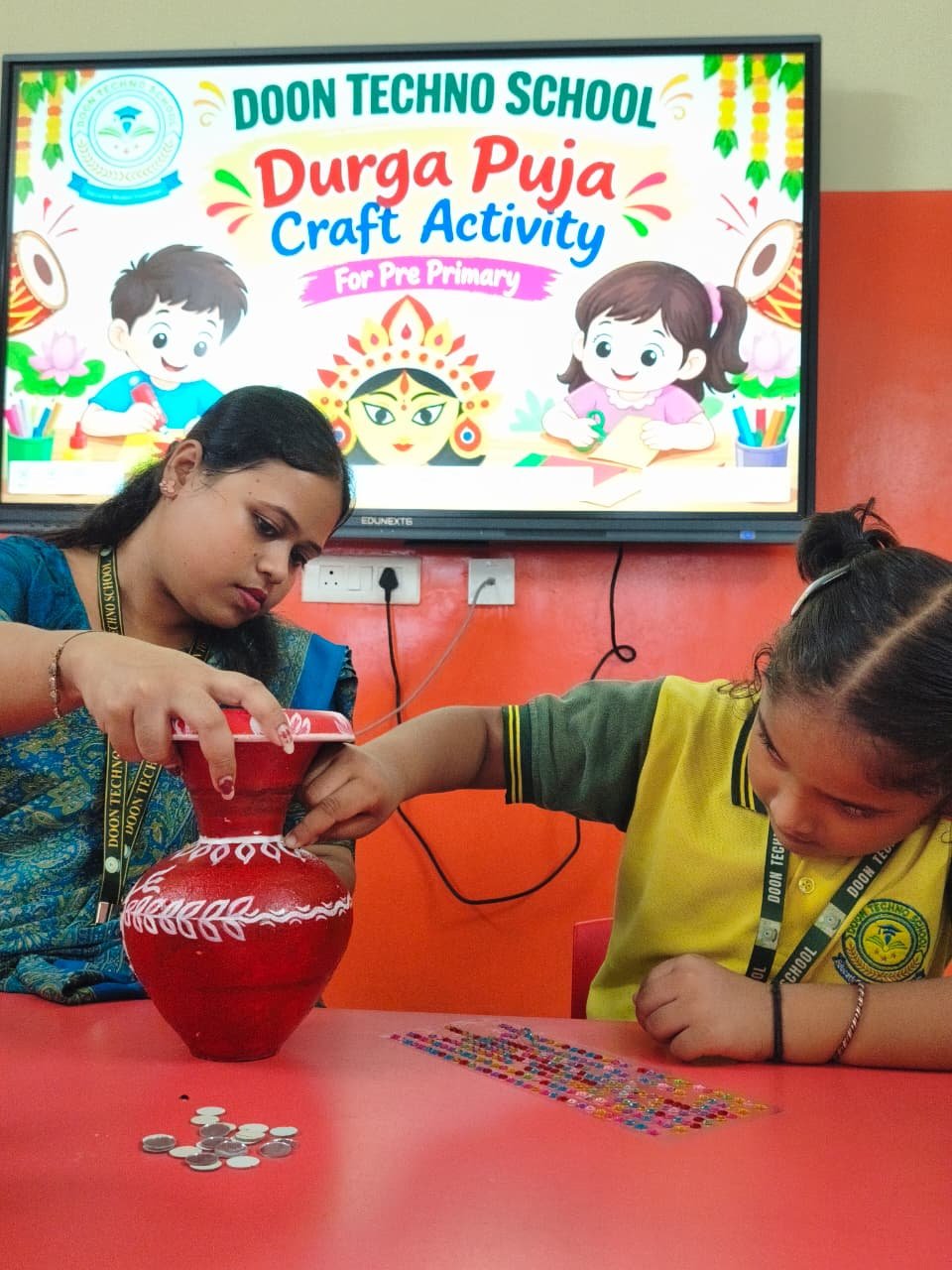আনন্দধারা  (Durga Utsav Craft Activities) - Day 3