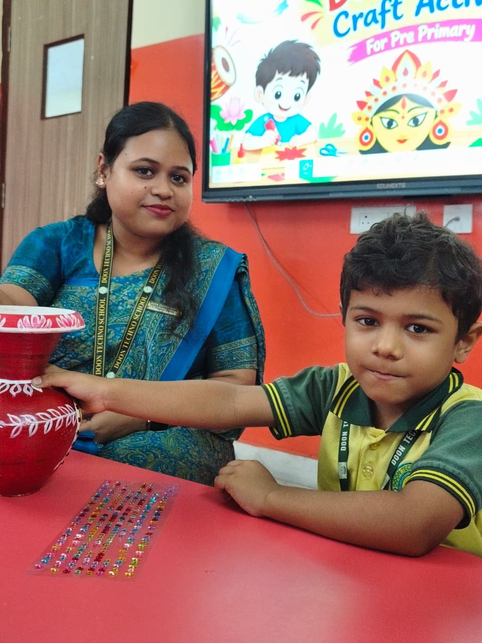 আনন্দধারা  (Durga Utsav Craft Activities) - Day 3