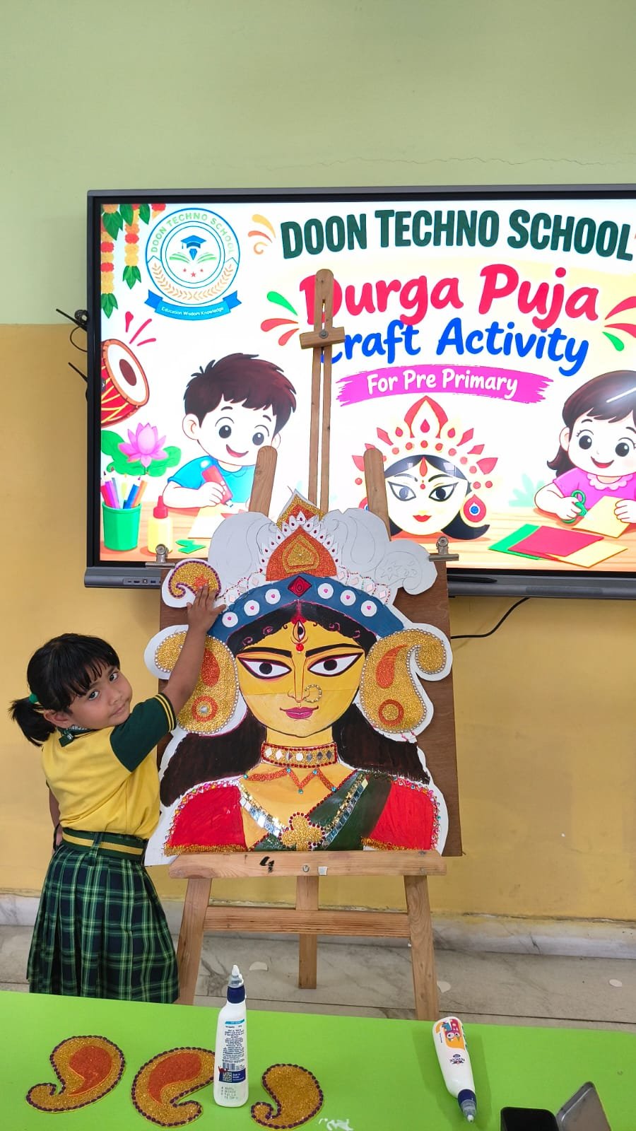 আনন্দধারা  (Durga Utsav Craft Activities) - Day 3