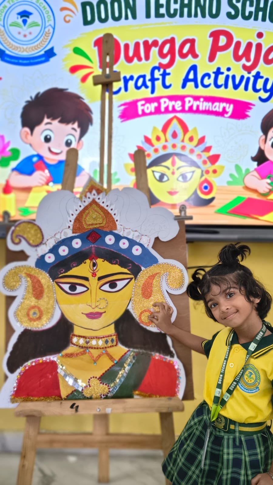আনন্দধারা  (Durga Utsav Craft Activities) - Day 3
