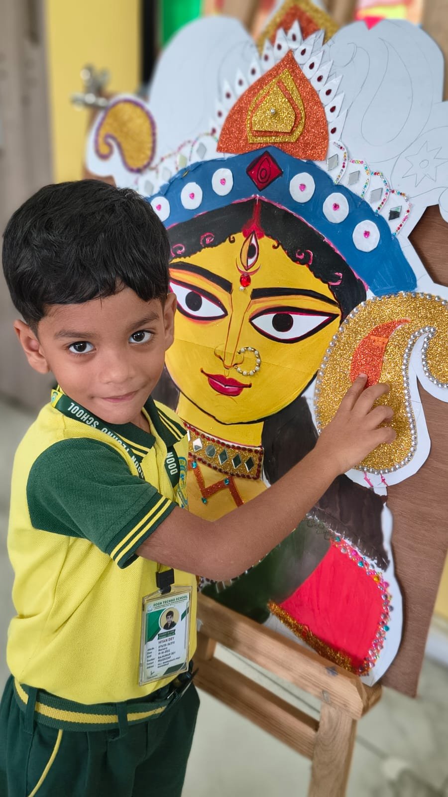 আনন্দধারা  (Durga Utsav Craft Activities) - Day 3