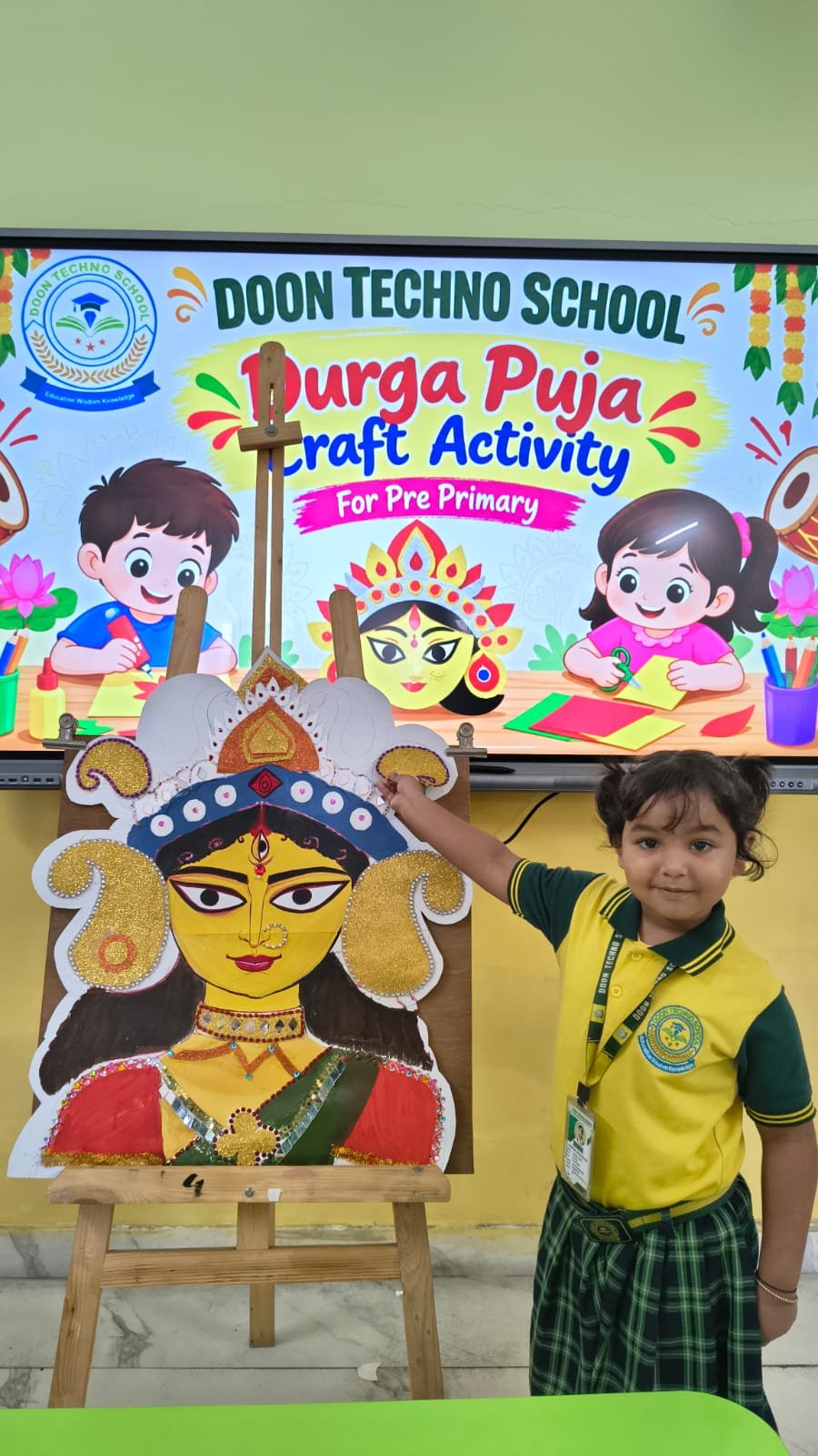 আনন্দধারা  (Durga Utsav Craft Activities) - Day 3