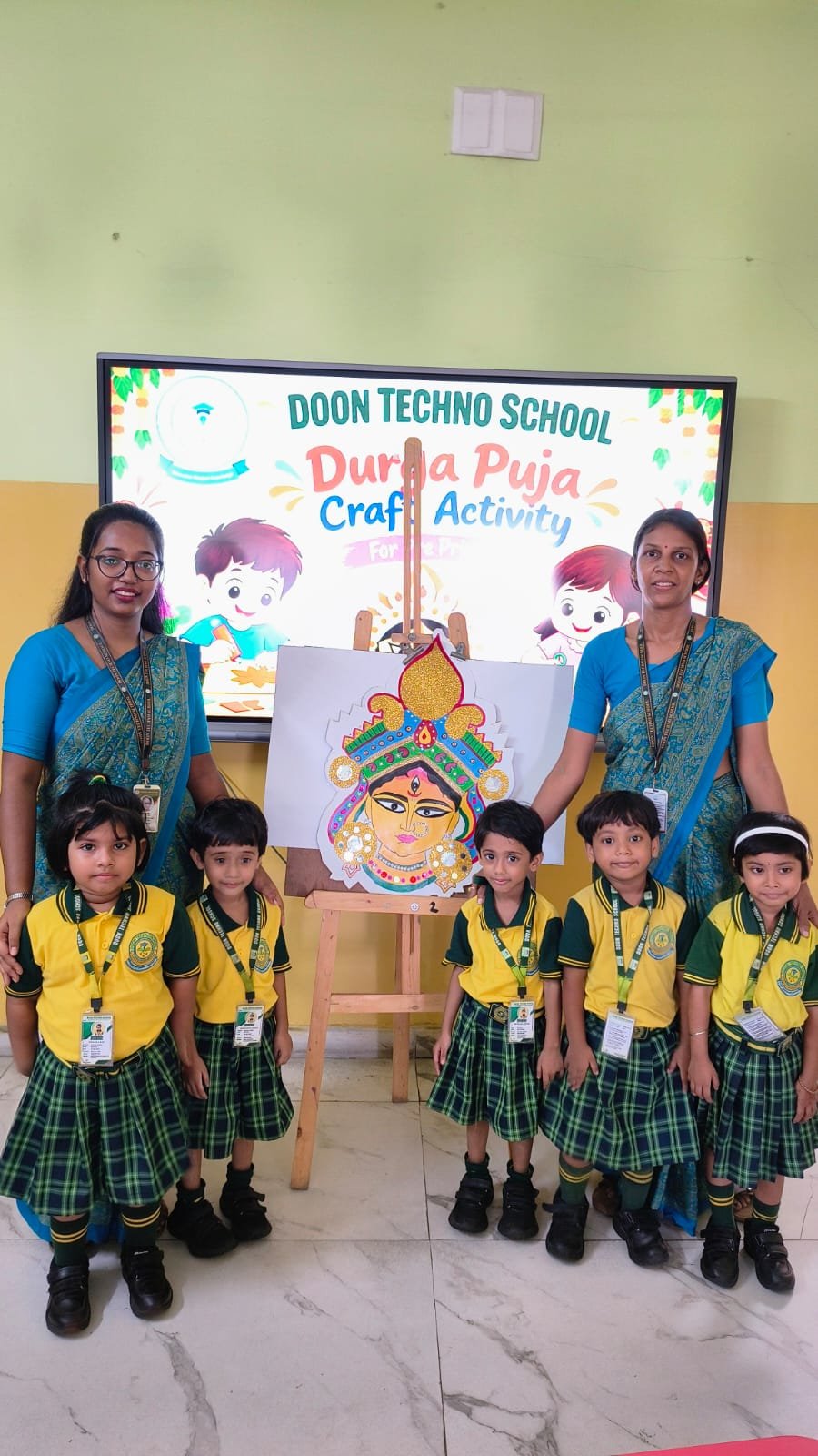আনন্দধারা  (Durga Utsav Craft Activities) - Day 3