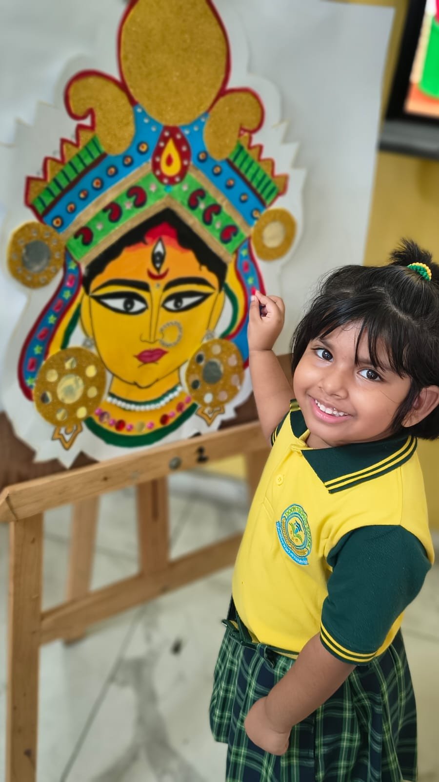 আনন্দধারা  (Durga Utsav Craft Activities) - Day 3