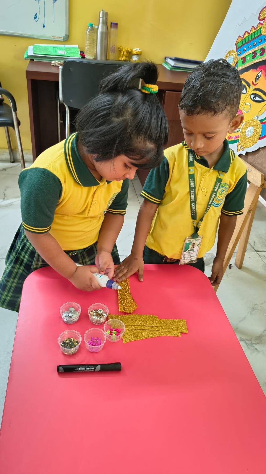 আনন্দধারা  (Durga Utsav Craft Activities) - Day 3
