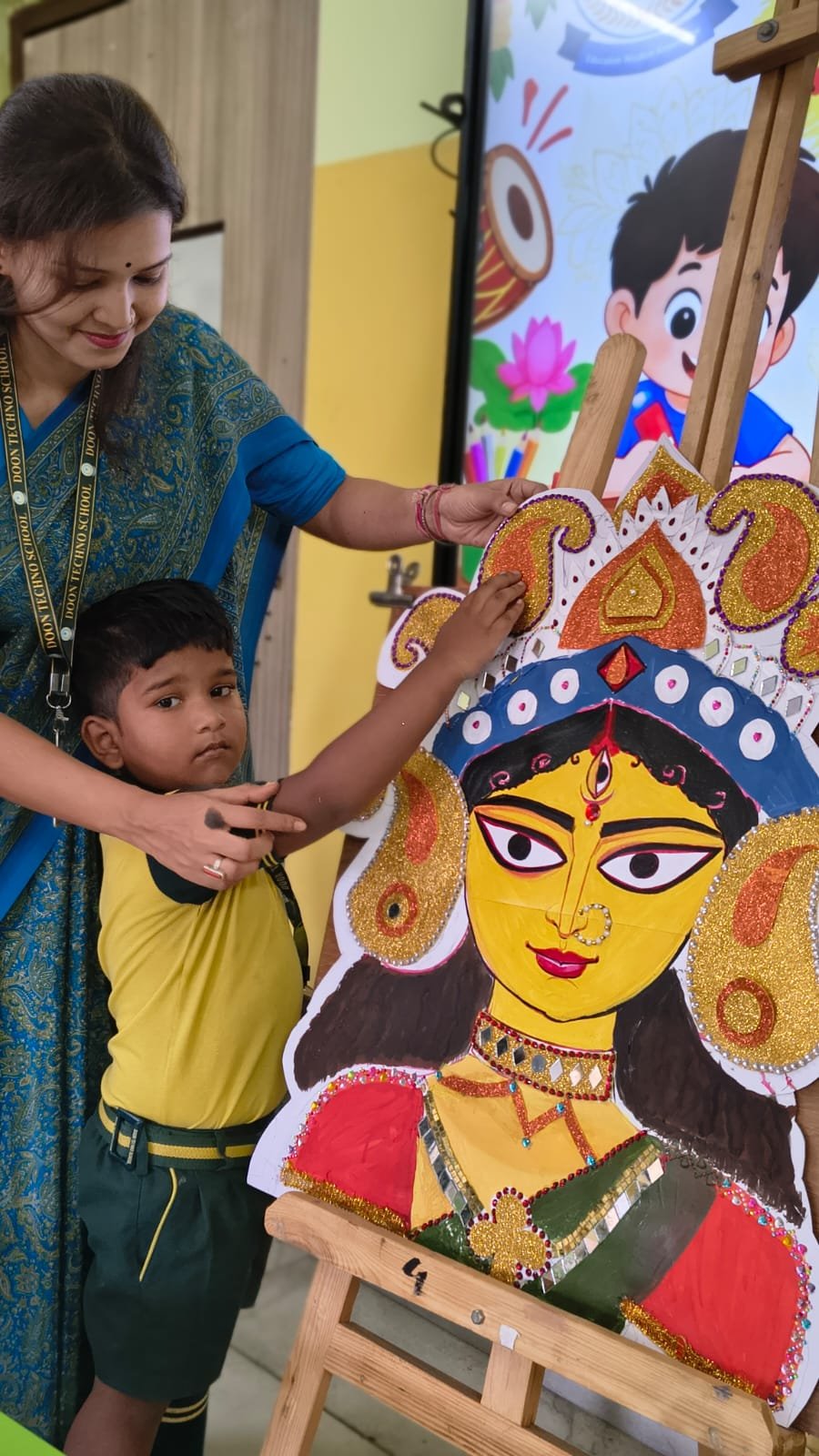 আনন্দধারা  (Durga Utsav Craft Activities) - Day 3
