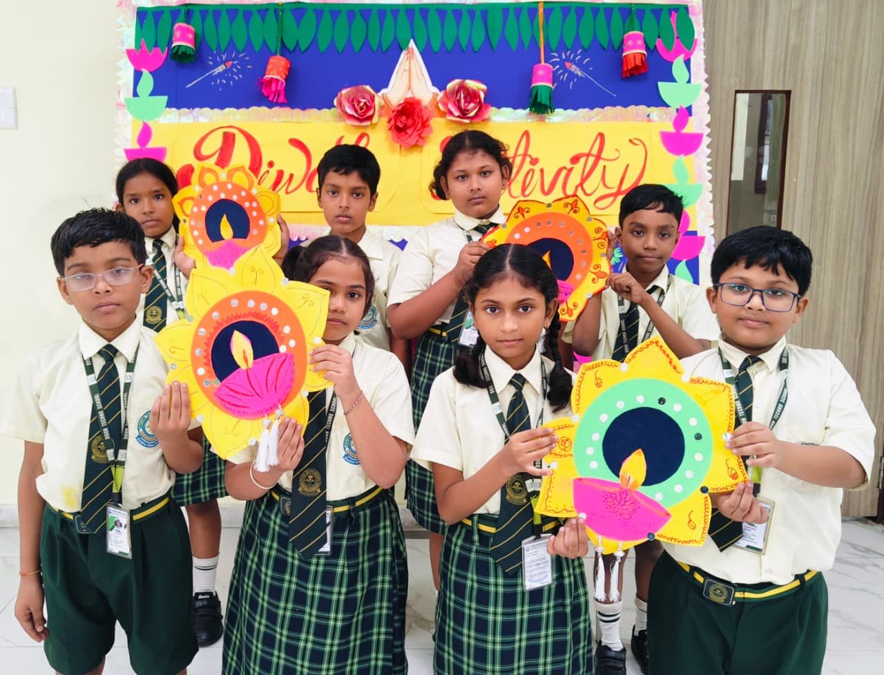 Pre Diwali Craft Activities  (Classes 3 and 4)