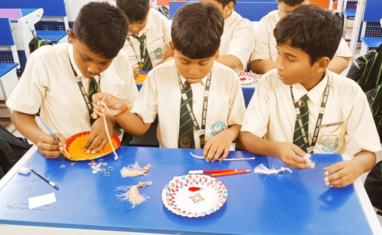 Pre Diwali Craft Activities  ( Class 5 )