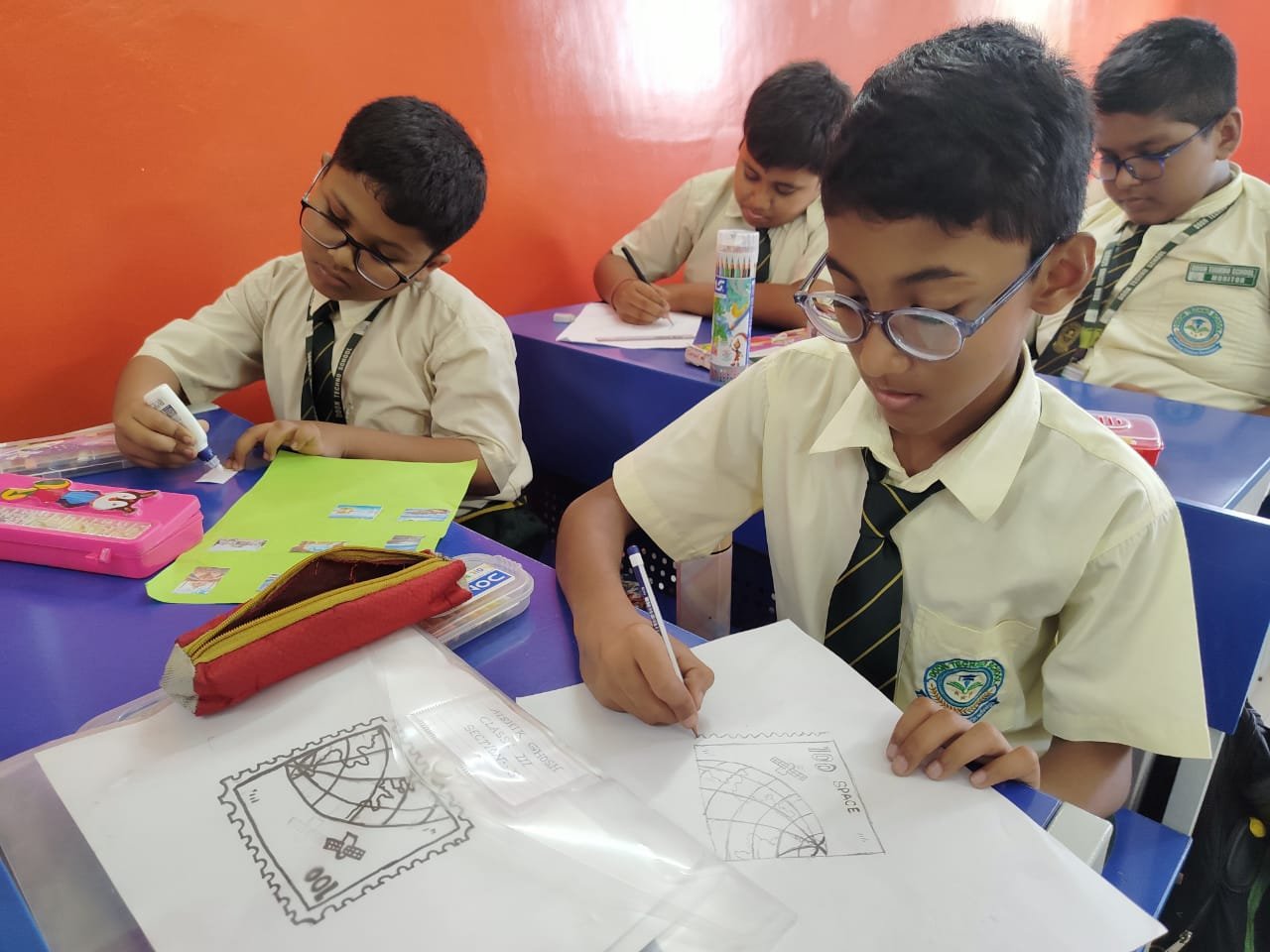 World Heritage Day Activity - Stamp Designing