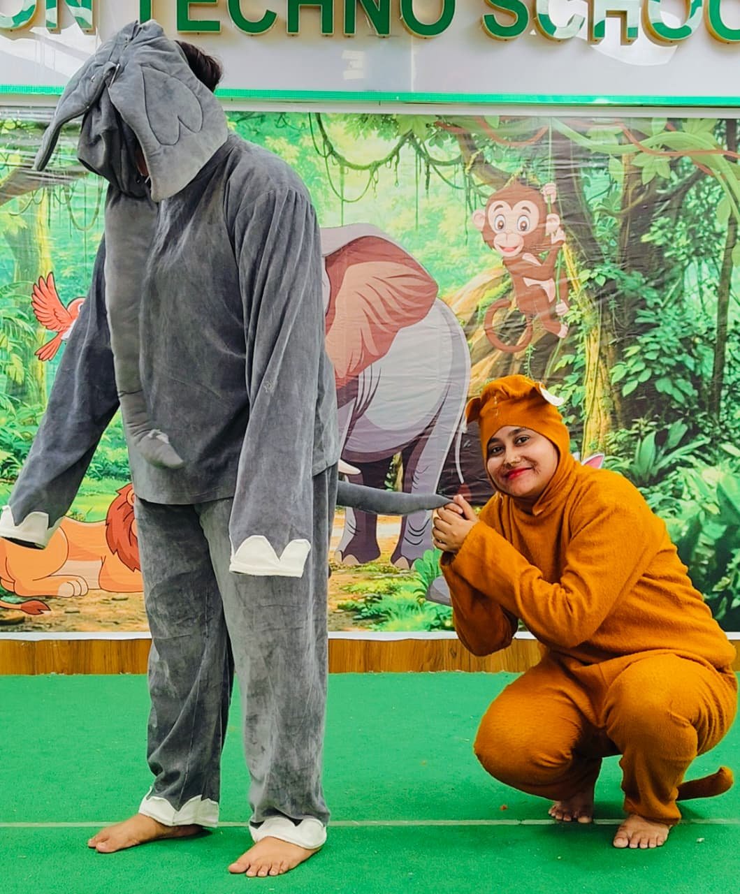 The Big Grey Surprise - Story Enactment For Pre Primary