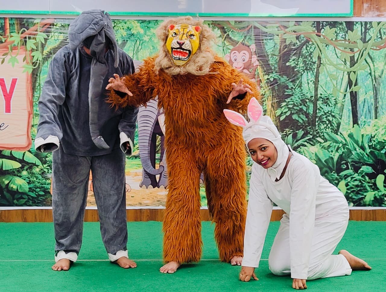 The Big Grey Surprise - Story Enactment For Pre Primary