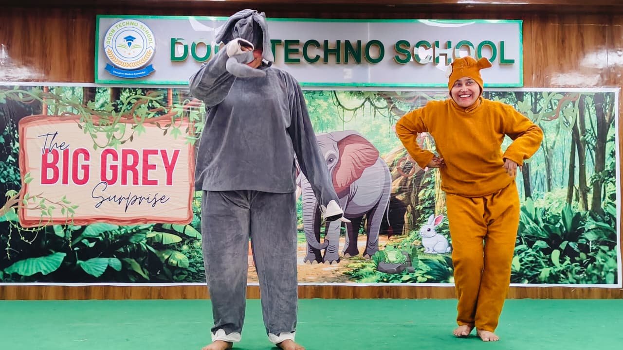 The Big Grey Surprise - Story Enactment For Pre Primary