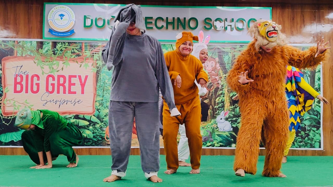 The Big Grey Surprise - Story Enactment For Pre Primary