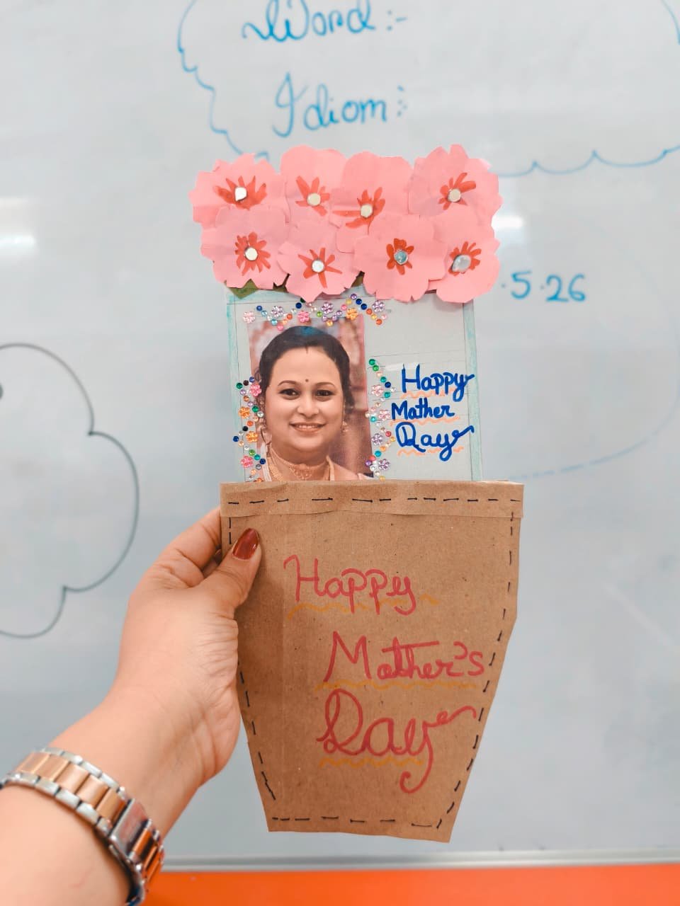 Mother's Day Craft Activities by class 1 onwards (M.O.M. -Makers of Magic)