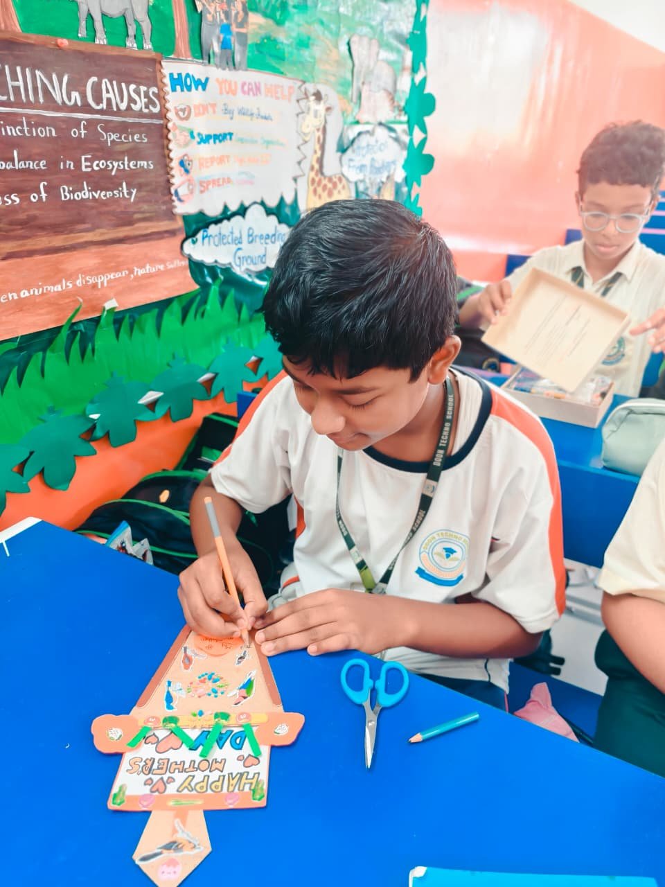 Mother's Day Craft Activities by class 1 onwards (M.O.M. -Makers of Magic)