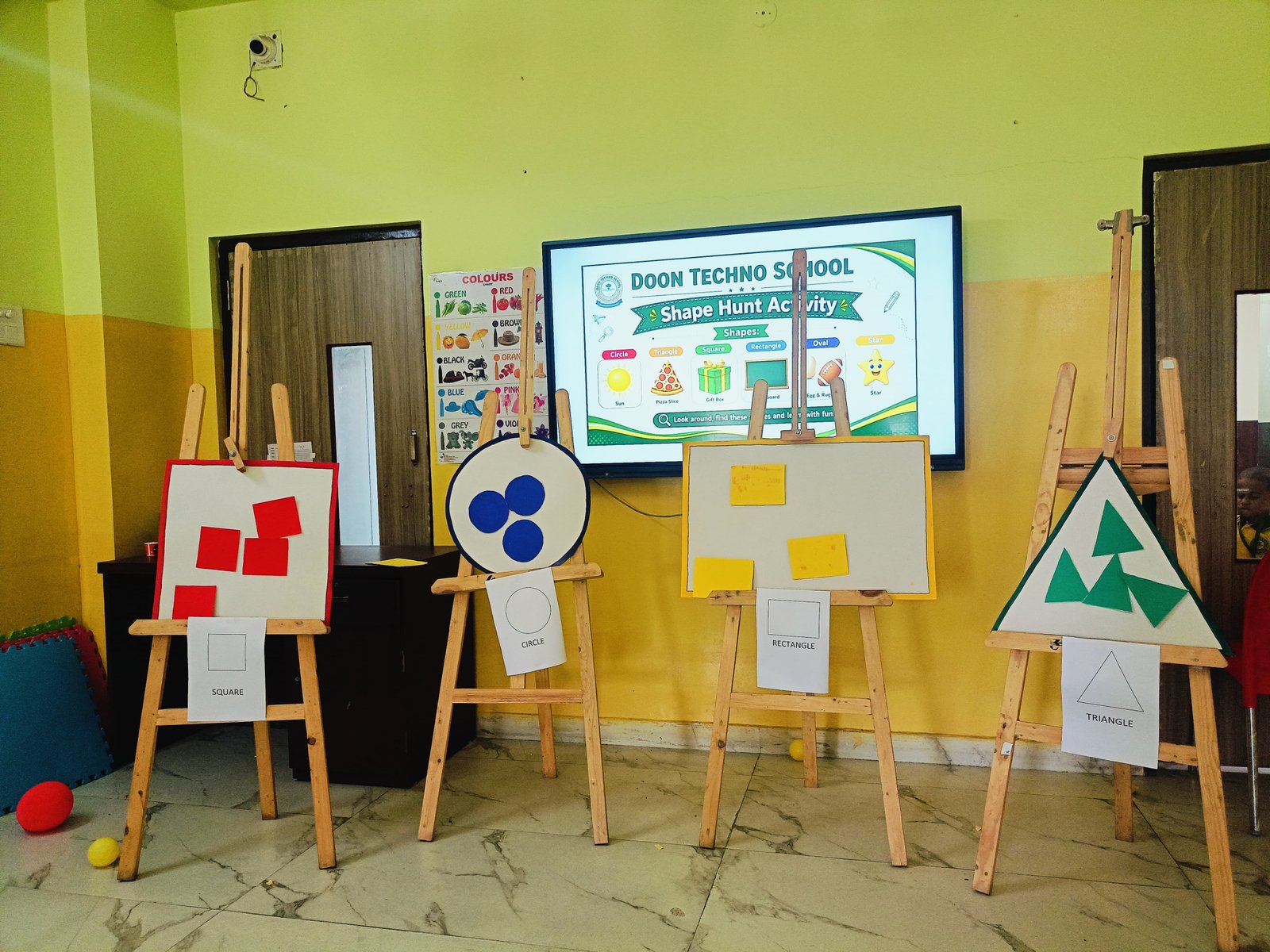 Shape Hunt Activity - Play Group and Nursery