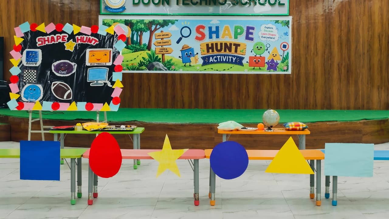 Shape Hunt Activity - Play Group and Nursery