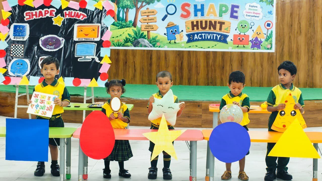 Shape Hunt Activity - Play Group and Nursery