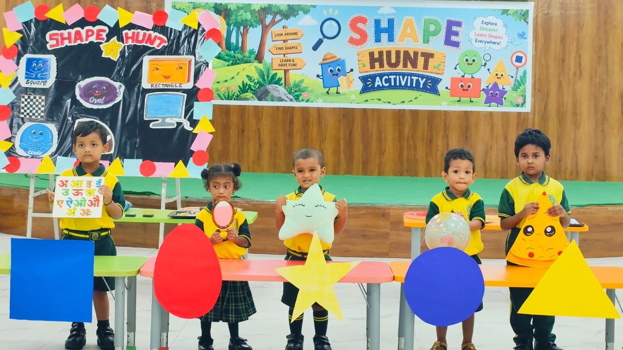 Shape Hunt Activity - Play Group and Nursery