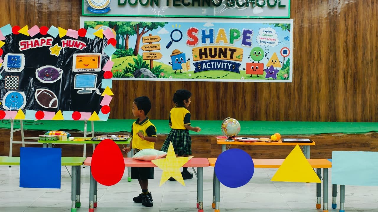Shape Hunt Activity - Play Group and Nursery