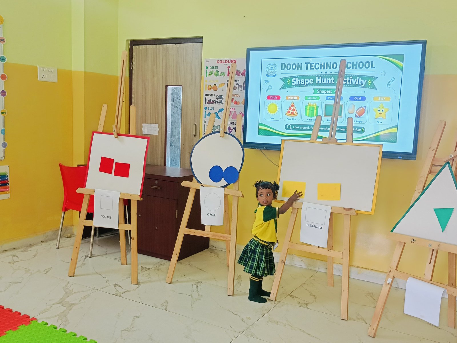 Shape Hunt Activity - Play Group and Nursery