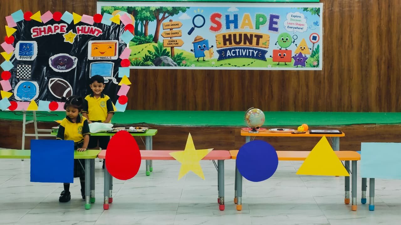 Shape Hunt Activity - Play Group and Nursery