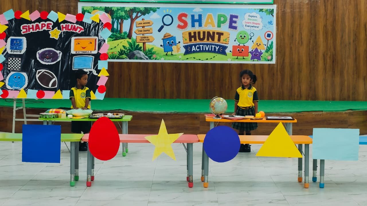 Shape Hunt Activity - Play Group and Nursery