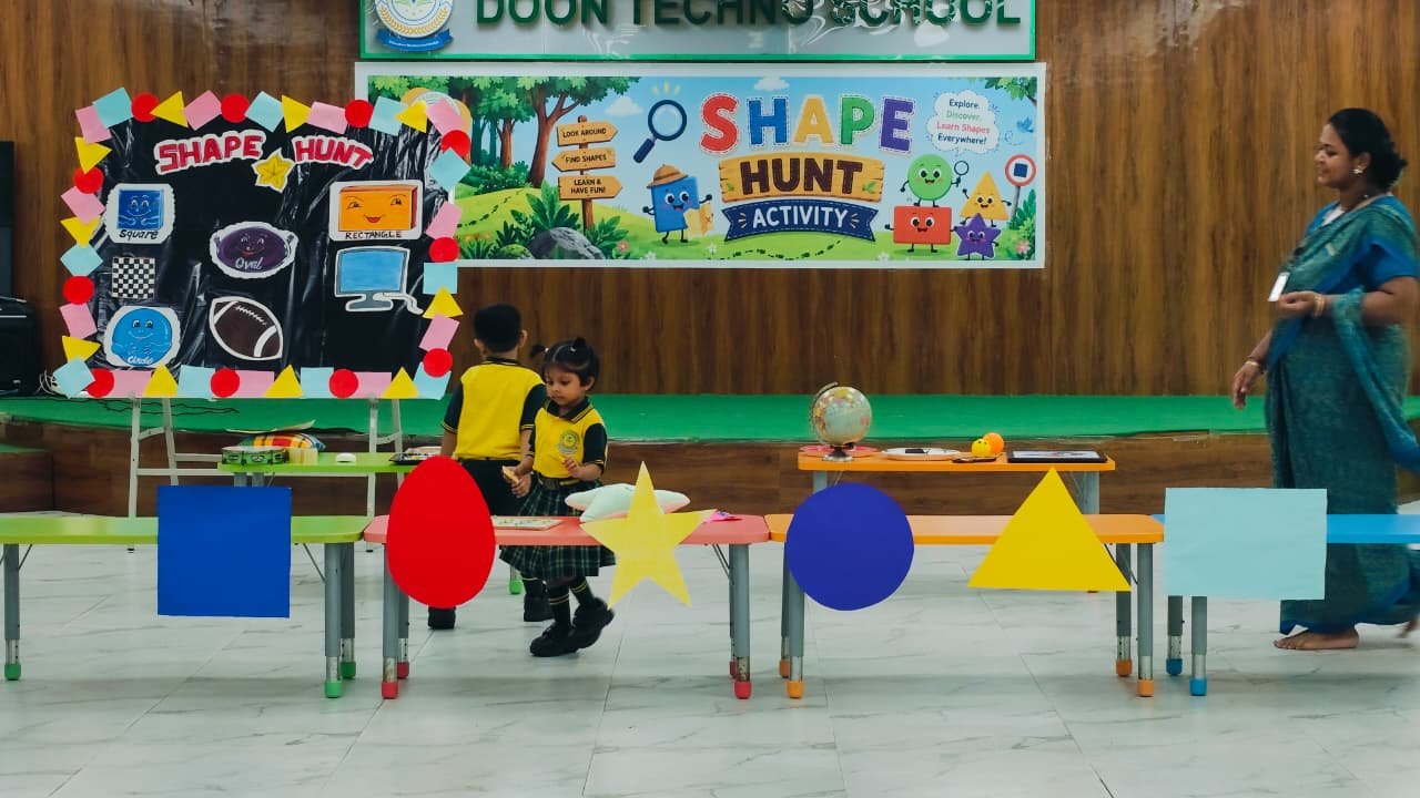 Shape Hunt Activity - Play Group and Nursery