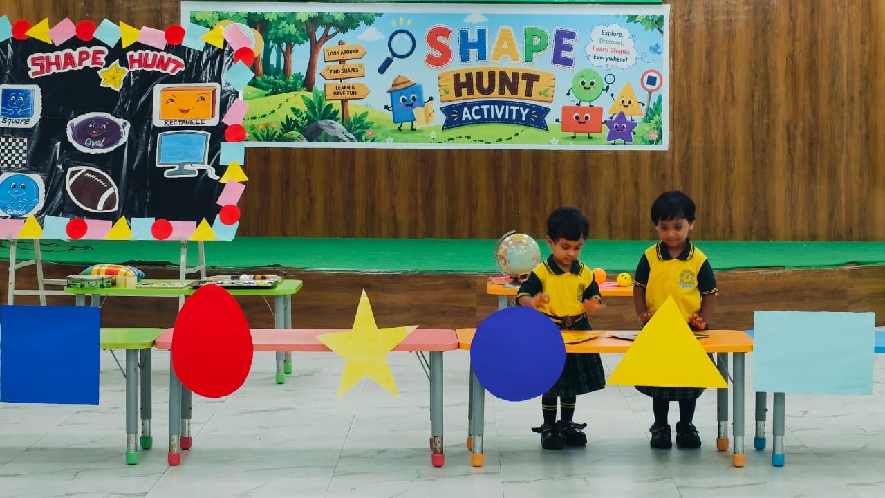 Shape Hunt Activity - Play Group and Nursery