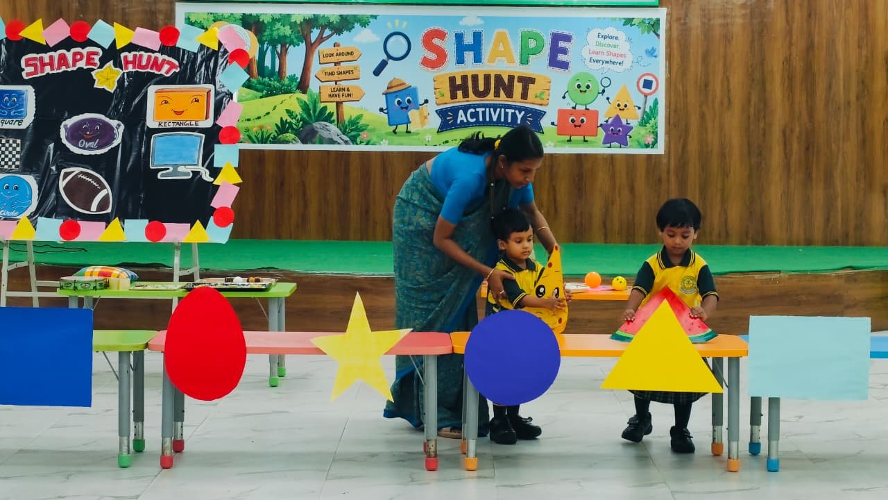 Shape Hunt Activity - Play Group and Nursery