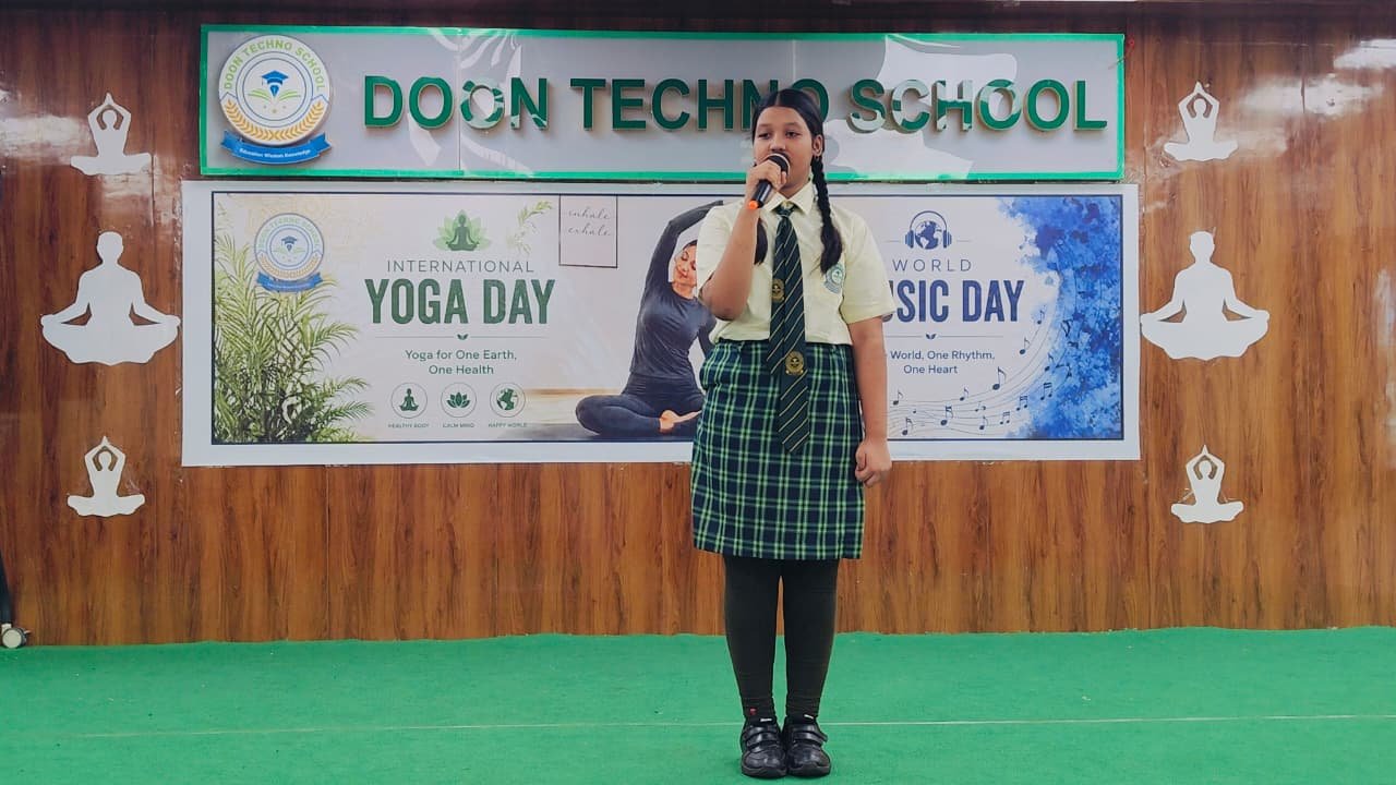 Special Assembly on International Yoga Day and World Music Day
