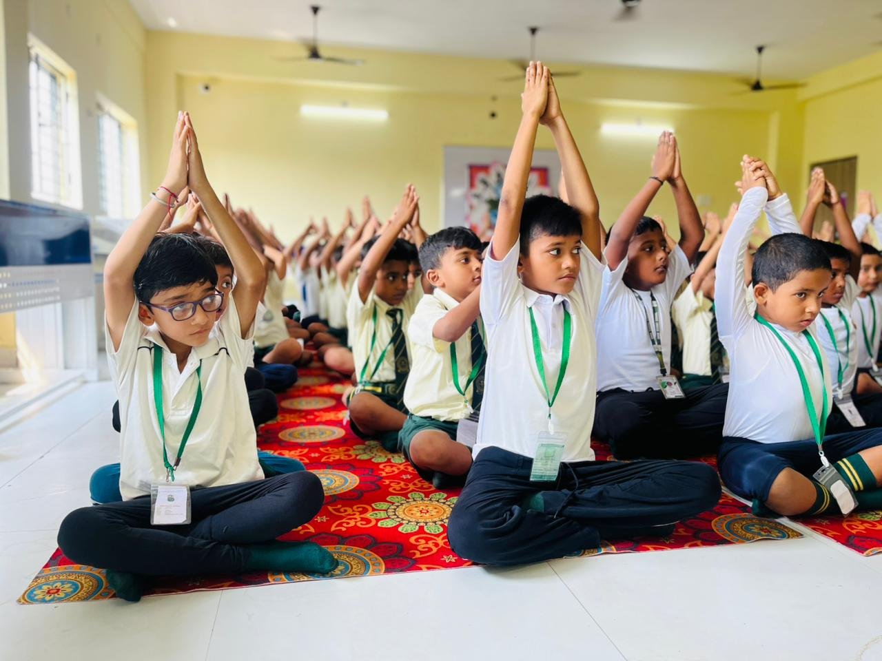 Special Assembly on International Yoga Day and World Music Day