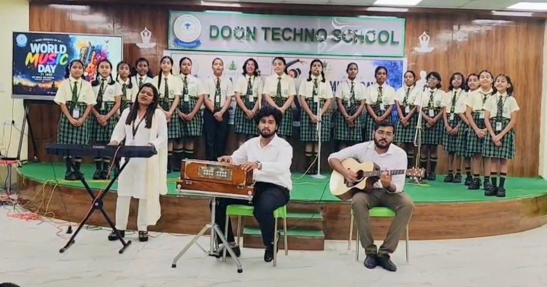 Special Assembly on International Yoga Day and World Music Day