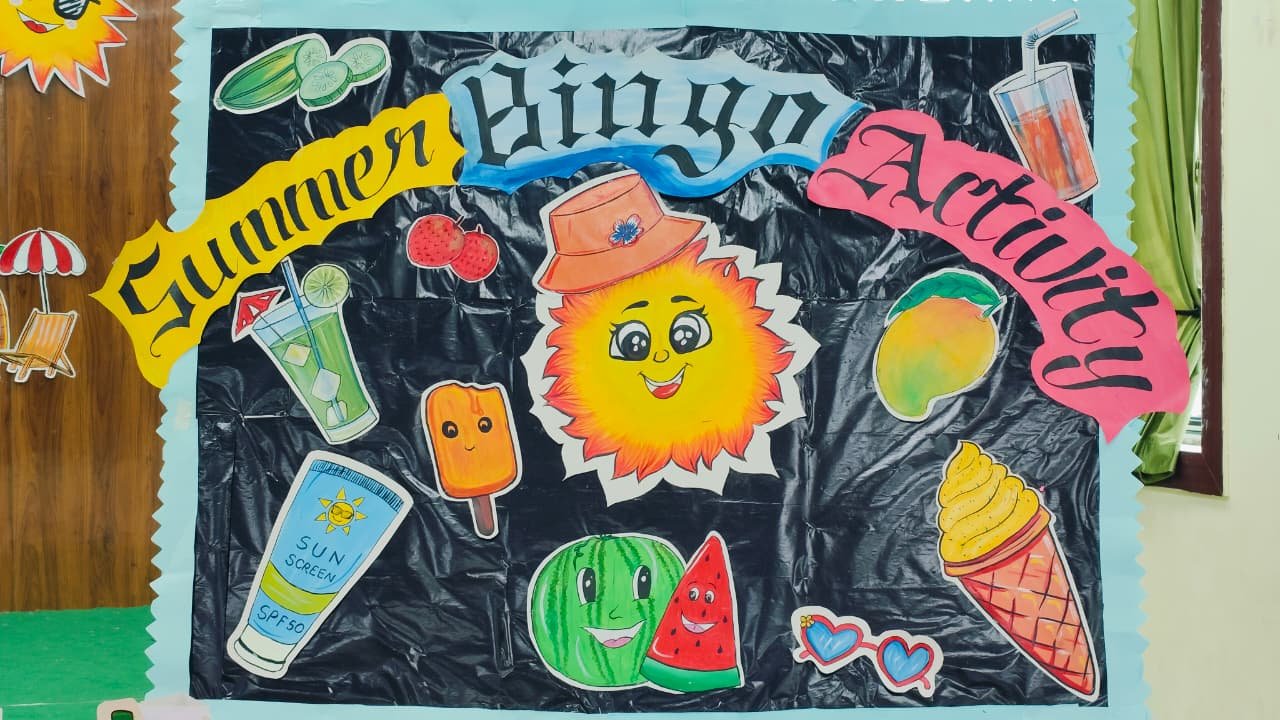 Summer Bingo Activities - For Pre Primary Students