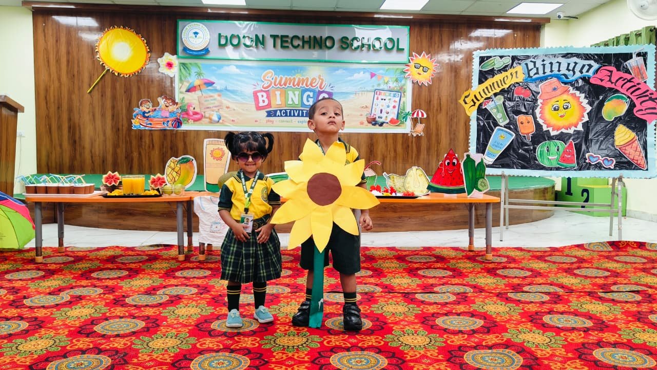 Summer Bingo Activities - For Pre Primary Students